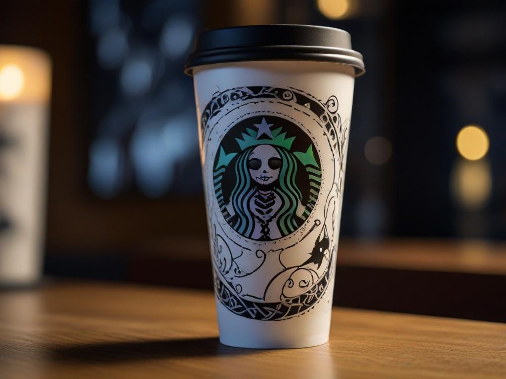 Nightmare before christmas starbucks cup photo